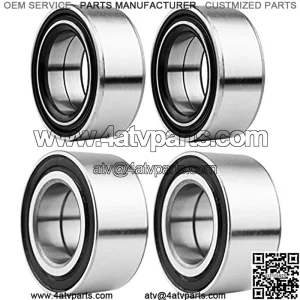 Front and Rear Wheel Bearings for Polaris Ranger RZR 800/ RZR S 800 /RZR 4 800/ Ranger 4x4 800 EFI&EFI CREW 2010-2014,12-15 Ranger 4x4 900 Diesel& Diesel CREW,Replaces OEM Part # 3514699/3514635