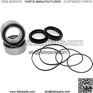 Racing Rear Wheel Axle Carrier Bearing and Seal Upgrade Kit Compatible with 06-16 Yamaha YFZ450 YFM700R Raptor 700