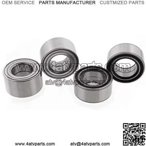 Cycle ATV Front & Rear Wheel Bearings for Polaris - Ranger 500 570 800 900 XP - ACE 900 - Crew 570 800 900 - Diesel RZR