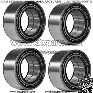Front and Rear Wheel Bearings for Polaris RZR 900 1000 4 S XP XC Turbo Most Models, Replaces Polaris Part # 3514822 3514699 4PCS