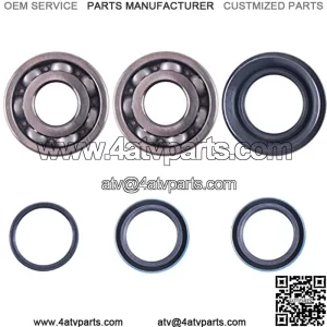 replacement for Axle Carrier Brake Drum Bearings and Seals Kit Honda TRX 200 1990 1991 1992 1993 1994 1995 1996
