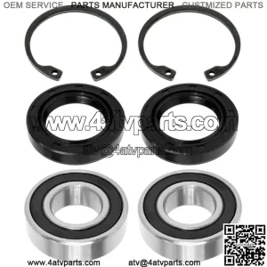 2 Rear Axle Drive Shaft Bearing Circlip Seal For Kawasaki Mule 500 KAF300B 93-96
