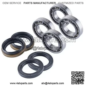 Yamaha Big Bear Kodiak Wolverine front wheel bearings & seals kit 350 400