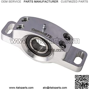 SuperATV Heavy Duty Aluminum Carrier Bearing for Polaris RZR XP Turbo (2016+) - Greaseable and Self Aligning!