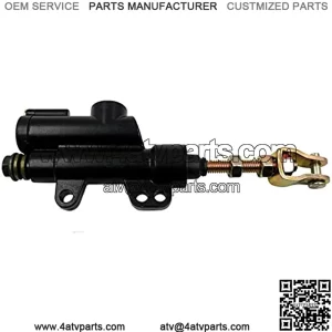 M10 Motorcycle Rear Brake Master Cylinder Pump Compatible with 50cc-125cc Chinese ATV for Taotao BMS Roketa Scooter Snowmobile Pit Dirt Bike