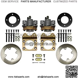 SuperATV Front Disc Brake Conversion Kit for Honda Rancher 350 4x4 (All Years) - DBK-H-001