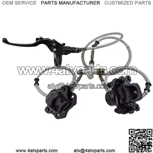 Front Disc Brake Master Cylinder Hydraulic Caliper Assembly Replacement for Chinese 110cc 125cc 150cc 200cc 250cc ATV Four Wheeler Buggy Quad Bike