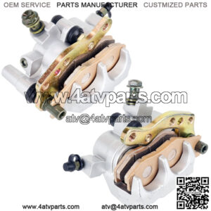 Front Left Right Brake Caliper W/Pads for Kawasaki Bayou 300 KLF300 C 4X4 89-05