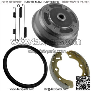 Rear Brake Hub w/ Seal and Shoes NEW for Kawasaki ATV SxS 41038-0035 41038-1336