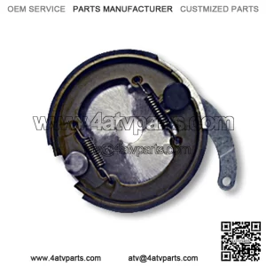BRAKE ASSEMBLY, 4-1/2??, ROUND BACKING PLATE, ALUMINUM, 1?? BORE