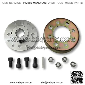 BRAKE DRUM, 4??, NO FLANGE, WITH MINI-HUB, 1?? BORE
