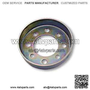 BRAKE DRUM, 4??, NO FLANGE, 2.875?? BOLT CIRCLE, ZINC PLATED