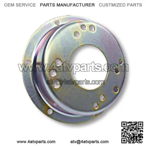 BRAKE DRUM, 4-1/2??, MACHINED OD, WITH FLANGE