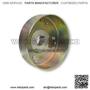 BRAKE DRUM, 4-1/2??, NO FLANGE, MACHINED OD, RIVETED TO MINI-HUB, 3/4?? BORE