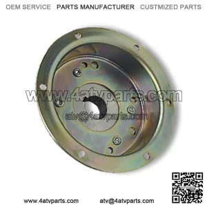 BRAKE DRUM, 4-1/2??, FLANGED, MACHINED OD, RIVETED TO MINI-HUB, 3/4?? BORE