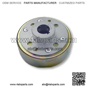 BRAKE DRUM, 4-1/2??, NO FLANGE, MACHINED OD, RIVETED TO MINI-HUB, 1-1/4?? BORE