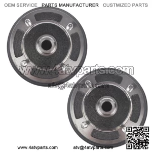 2X Front Brake Drums for Kawasaki Mule 3000 3010 4000 4010 Gas Diesel 2001-2008 (For: More than one vehicle)