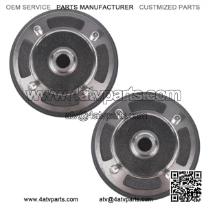 2X Front Brake Drums for Kawasaki Mule 3000 3010 4000 4010 Gas Diesel 2001-2008