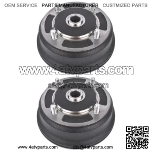 2x Front Brake Drums for Kawasaki Mule 3000 3010 3020 4000 4010 2x4 4x4 KAF620G