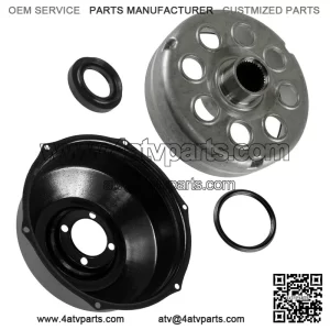 43620-HP5-600 Rear Brake Drums & Seals For Honda Rancher 420 TRX420 2007-2013