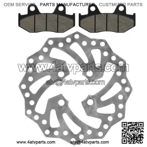 Rear Brake Disc Rotor w/ Pads fits Yamaha YFZ450R / YFZ450RSE Special 2009-2021