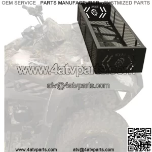 Kolpin 53360 ATV Front Rack Gear Basket, Black
