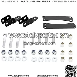 WHEEL ATV 2" Full Suspension Lift Kit Front & Rear Mount Bracket Compatible for 2003-2016 Honda Rincon TRX 650 Rincon 680