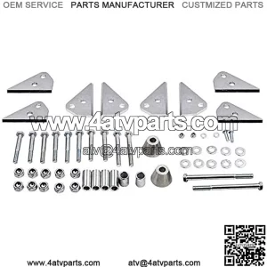 3" Lift Kit for Polaris 500 700 800 EFI Ranger XP HD IRS Crew IRS Fullsize 2009-2014, Front & Rear Lift for UTV ATV Off-road 4 Wheelers