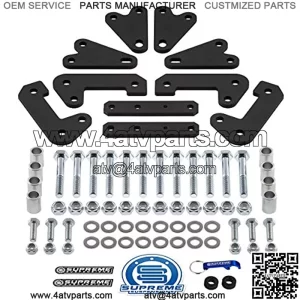 2" Full Lift Kit for Polaris [2013+ Ranger 900XP] [2017-2018 Ranger 1000XP] [2015-2016 Ranger 570] [ 2015+ Polaris DSL] ATV Heavy-Duty Steel Lift Brackets PRO Kit