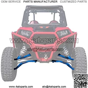 SuperATV High Clearance Upper & Lower A Arms for Polaris RZR XP 1000 /XP 4 1000 (2014+) - Voodoo/Velocity Blue