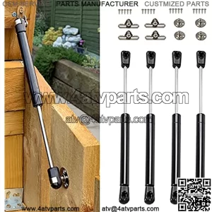 2 Pcs Gas Struts 10 Inch 35 lbs Prop Shock Lift Springs Rod Struts for Truck Cap Camper Shell Tonneau Cover Window Lift Support Truck Pickup Trap Door Truck Toolbox Wooden Box ATV Vehicle