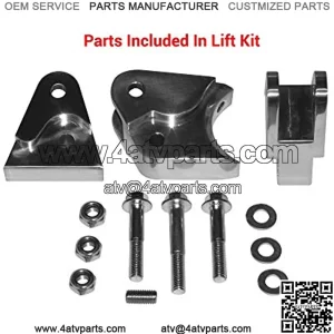 SuperATV 2" Lift Kit for Honda Rancher 420 (With Straight Rear Axle) (2007-2013) - Built to Last and Easy to Install!