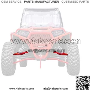 SuperATV (2) Upper High Clearance A Arms for 2014+ Polaris RZR XP 1000 / XP 4 1000 | Non-Adjustable | Red | 1.25?? Tubing 25% larger Than Stock!