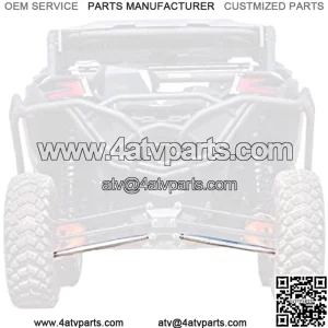 SuperATV Heavy Duty Aluminum Rear Radius Arms/Rods for Maverick X3 64" Turbo/X RC/X MR/X DS/MAX (2017+) - Lower 2 Rods Only
