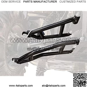 SuperATV High Clearance 1.5" Offset A Arms for Kawasaki Mule Pro (See Fitment) - Black
