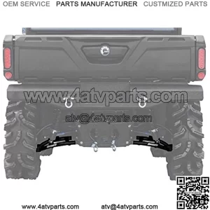 SuperATV High Clearance Lower Rear A Arms for Defender/Max (2016-2019) - Black