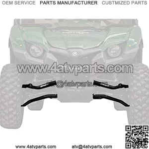 SuperATV High Clearance 1.5" Forward Offset A-Arms for Yamaha Viking/ViVI (2014+) - Black