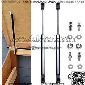 2 Pcs Gas Struts 17 Inch 35 lbs Prop Shock Lift Springs Rod Struts for Truck Cap Camper Shell Tonneau Cover Window Lift Support Truck Pickup Trap Door Truck Toolbox ATV Vehicle C16-02648 C1602648