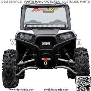 SuperATV Heavy Duty Polaris RZR 900 to 900 S Suspension Conversion Kit (2017-2020) - White Aluminum - 1.5" Offset - Includes Rhino Axles, A Arms, Tie Rods, More!