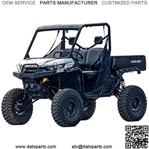 SuperATV 6" Suspension Lift Kit for 2020+ Can Am HD 10 (See Fitment) | 17" of Ground Clearance | Run Up To 34" Tires | Comes with Rhino 2.0 Axles, Black A Arms & Lift Brackets, Tie Rods, and More!