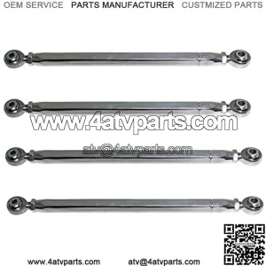 SuperATV Heavy Duty Billet Hex Radius Arms for Honda Talon 1000R (2019+) - Stronger Than OEM!