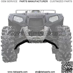 SuperATV High Clearance Lower A Arms for Polaris Scrambler 850/1000 (2013+) - Black