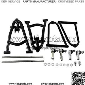 Front Upper Lower Left Right A-Arm +2'' Wide Chromoly Fully Adjustable US Compatible for Yamaha Raptor 700 700R (All Years) 07 08 YFM700R