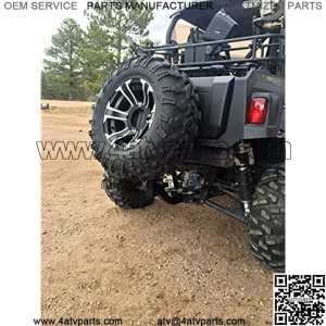 Quick Adjust UTV/ATV Receiver Hitch Spare Tire Carrier (Length 19")