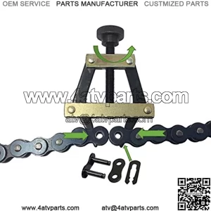 #25#35#41#40#50#60 415H,428H, 520,530 Roller Chain Connecting Puller Holder for Motorcycle Bicycle Go Kart ATV Chains Replacement