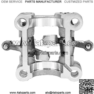Arm Holder Assembly, 64mm Arm Cam Shaft Holder Bracket Assembly Fit for GY6 50 80cc Scooter ATV 139QMB 137 QM