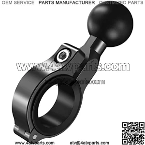1" Ball Mount Base Adapter Aluminium Solid Fits to 0.87"/1"/1.26" Diameter Handlebars or Rear-View Mirror Poles Compatible with RAM Mounts/ iMESTOU 1 Inch Ball Socket Stem Phone Holders