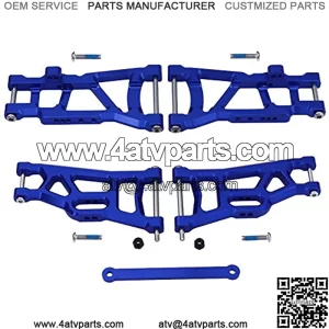 Aluminum Front & Rear Suspension A-Arms Set,Tie Bar for 1/10 Traxxas Slash 2WD RC Car Upgrade Parts Hop Ups, Replacement of 2555 3631 2532