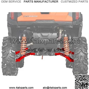 SuperATV Heavy Duty Arched Rear Offset A-Arms for 2016+ Polaris General 1000 / General 4