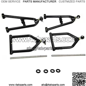 Auto Wider Extender Front A-arm+2+1 for 1987-2006 ATV Yamaha Banshee 350 YFZ350 Stainless Steel Sport Extended A-Arms Kits